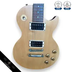GIBSON LES PAUL SMARTWOOD NATURAL ELECTRIC GUITAR WITH LOCKING TUNERS