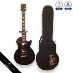 GIBSON LES PAUL STUDIO BLACK ELECTRIC GUITAR SPECIAL SET MADE IN USA 2012