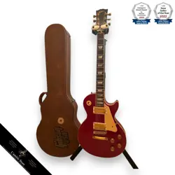 GIBSON 1993 LES PAUL STANDARD T/RED 3PIECE MAPLE TOP VINTAGE RARE