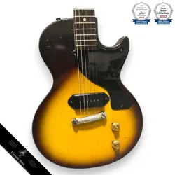 1957 GIBSON LES PAUL JUNIOR SUNBURST VINTAGE GUITAR ALL ORIGINAL