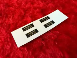 T TOP PATENT NUMBER HUMBUCKING PICKUP WATERSLIDE DECALS