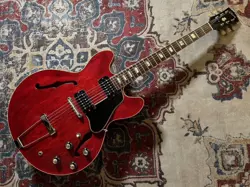 USED 1967 GIBSON ES-335TDC RED REAL VINTAGE GREAT CONDITION W/HSC