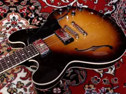 BURST SEMI-ACOUSTIC GUITAR