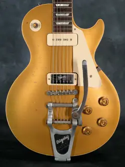 GIBSON CUSTOM SHOP 1956 LES PAUL GOLD TOP NY AGED MOD