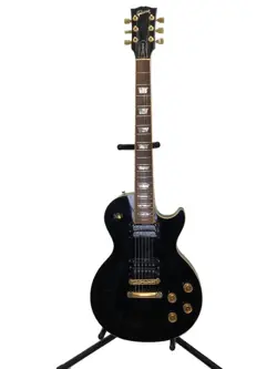 GIBSON ELECTRIC GUITAR LES PAUL TYPE BLACK HH USED