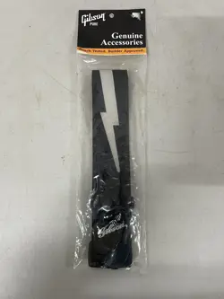GIBSON PURE 2” LIGHTNING BOLT GUITAR STRAP