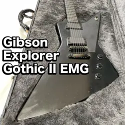 GIBSON USA EXPLORER GOTHIC BLACK FROM JAPAN