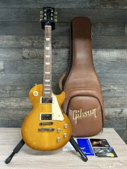 GIBSON LES PAUL TRIBUTE FADED HONEY BURST ELECTRIC GUITAR W/ CASE #946