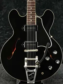 GIBSON CUSTOM KAZUYOSHI SAITO KS-330 EBONY VOS W/BIGSBY (2012)
