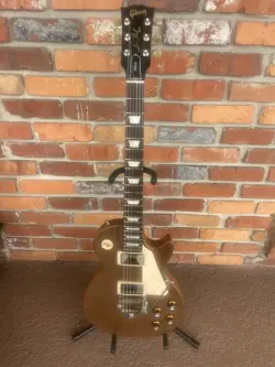 GIBSON 2018 LES PAUL MODEL TRIBUTE GOLD TOP CUSTOM PAINTED TOP