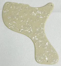 CREAM PEARL 1-PLY FOR FIT GIBSON LES PAUL JUNIOR 1958 DC STYLE GUITAR PICKGUARD