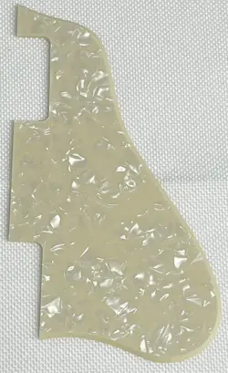 CREAM PEARL 1-PLY FOR FIT GIBSON ES-335 SHORT NO SCREWS STYLE GUITAR PICKGUARD