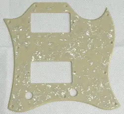 CREAM PEARL 1-PLY FOR FIT GIBSON SG STANDARD FULL FACE STYLE GUITAR PICKGUARD