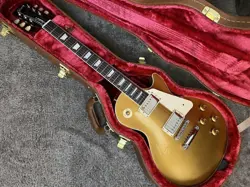 GIBSON MUSICAL INSTRUMENT LES PAUL STANDARD 50S GOLD TOP MADE 2023 COLOR OWARI K