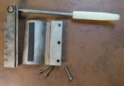 AGED VIBROLA TAILPIECE NICKEL SHORT FITS GIBSON FIREBIRD FLYING V SG RELIC