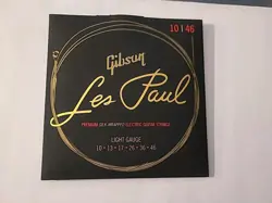 GIBSON LES PAUL PREMIUM SILK WRAPPED ELECTRIC GUITAR STRINGS 10/46