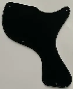 FOR GIBSON LES PAUL JUNIOR 1958 DC GUITAR PICKGUARD SCRATCH PLATE 1 PLY BLACK