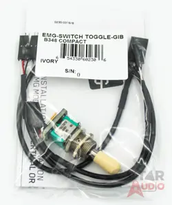EMG B348 3-POS NA TOGGLE SWITCH, CREAM FOR GIBSON (6440.00)