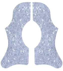 FOR GIBSON J45 & J50 ACOUSTIC FOLK GUITAR SELF ADHENSIVE PICKGUARD WHITE PEARL