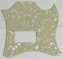 CREAM PEARL 1-PLY FOR GIBSON SG STANDARD SINGLE HUMBUCKER STYLE GUITAR PICKGUARD