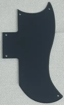 ACRYLIC BLACK 1-PLY FOR FIT GIBSON SG 61 REISSUE STYLE GUITAR PICKGUARD