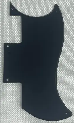 ACRYLIC BLACK 1-PLY FOR FIT GIBSON SG SPECIAL STYLE GUITAR PICKGUARD