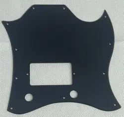 ACRYLIC BLACK FOR GIBSON SG STANDARD SINGLE HUMBUCKER STYLE GUITAR PICKGUARD