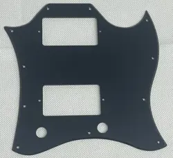 ACRYLIC BLACK 1-PLY FOR FIT GIBSON SG STANDARD FULL FACE STYLE GUITAR PICKGUARD