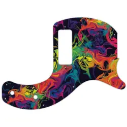 GIBSON 2019-PRESENT LES PAUL JUNIOR TRIBUTE DC RAINBOW SWIRL