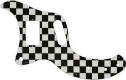 WD CUSTOM PICKGUARD FOR LEFT HAND GIBSON MARAUDER #CK01 CHECKERBOARD GRAPHIC