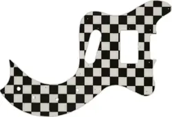 WD CUSTOM PICKGUARD FOR GIBSON MARAUDER DELUXE #CK01 CHECKERBOARD GRAPHIC