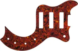 WD CUSTOM PICKGUARD FOR GIBSON S-1 #05W TORTOISE SHELL/WHITE