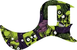 WD CUSTOM PICKGUARD FOR GIBSON 5 STRING EB5 BASS #GHA02 ZOMBEARD GRAPHIC