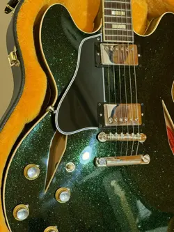 GIBSON CUSTOM SHOP 1964 ES-335 REISSUE 2023 ~ RARE BRUNSWICK GREEN ~ LEFT HAND