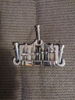 3-POINT BRIDGE FOR GIBSON & EPIPHONE BASS - CHROME