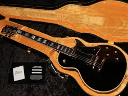 GIBSON CUSTOM SHOP 1968 LES PAUL CUSTOM REISSUE GLOSS : EBONY