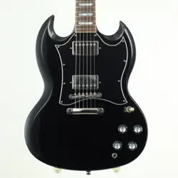 EPIPHONE INSPIRED BY GIBSON SG STANDARD EBONY USED 2020 MAHOGANY W/SOFT CASE