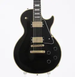 USED GIBSON USA / LES PAUL CUSTOM EBONY 1990 NAGOYA SAKAE STORE NO.RG2293
