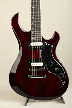 GIBSON VICTORY FIGURED TOP WINE RED BURST S N 213840015