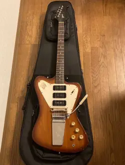 1965 GIBSON FIREBIRD III NON-REVERSE GUITAR, MODIFIED WITH GOTOH LOCKING TUNERS