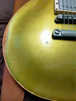 GIBSON LES PAUL 1957 GOLD TOP CUSTOM SHOP, ORIGINAL, 4.2KG, EXCELLENT CONDITION