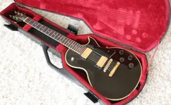 GIBSON LES PAUL STUDIO CUSTOM 1984 NORLIN ERA GUITAR WITH CHAINSAW CASE