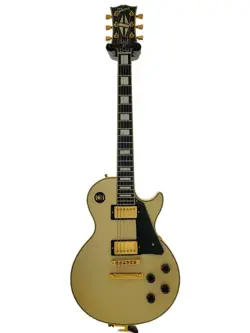 GIBSON LES PAUL CUSTOM 1986 ELECTRIC GUITAR ALPINE WHITE W/ HARD CASE