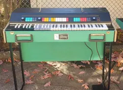 60S GIBSON G101 COMBO ORGAN W/ COVER , PEDAL , MANUAL  MUSEUM QUALITY THE DOORS