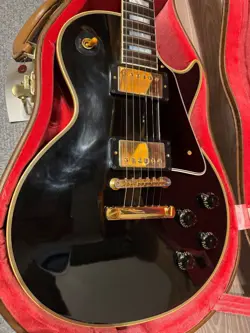 GIBSON CUSTOM SHOP 1957 LES PAUL REISSUE VOS EBONY - EXCELLENT CONDITION