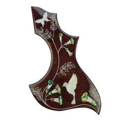 HUMMINGBIRD ABALONE PICKGUARD FOR GIBSON ACOUSTIC GUITAR ADHESIVE BACK NEW