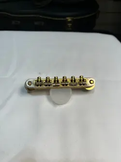 LATE 50'S GIBSON ABR 1 TUNE O MATIC GOLD BRIDGE GIBSON ABR 1 BRIDGE POSTS,SADDLE