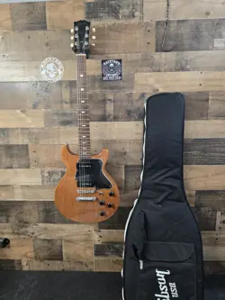 2000 GIBSON LES PAUL JR. LITE . NATURAL WITH GIG BAG 7.4LB
