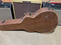BROWN HARDSHELL CASE