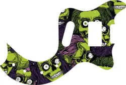 WD CUSTOM PICKGUARD FOR GIBSON MARAUDER DELUXE #GHA02 ZOMBEARD GRAPHIC